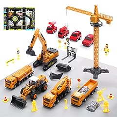 skirtoy Kids Construction Vehicles Playset with Playmat, for sale  Delivered anywhere in USA 