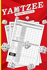 Yahtzee score sheets gebraucht kaufen  Wird an jeden Ort in Deutschland