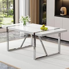 Ebullient white dining for sale  Delivered anywhere in USA 