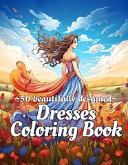 Beautiful dresses coloring for sale  Delivered anywhere in USA 
