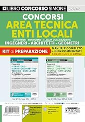 Concorsi area tecnica usato  Spedito ovunque in Italia 