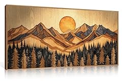 Ausril woodcut mountain for sale  Delivered anywhere in USA 