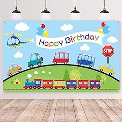 Happy birthday backdrop for sale  Delivered anywhere in UK