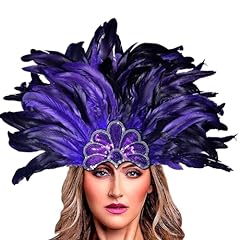 Women feather headpiece for sale  Delivered anywhere in USA 