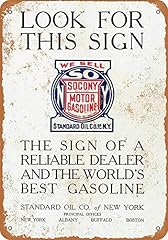 Gasoline metal poster for sale  Delivered anywhere in USA 