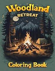 Woodland retreat coloring for sale  Delivered anywhere in USA 
