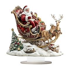 Santa sleigh reindeer for sale  Delivered anywhere in UK