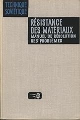 Resistance materiaux manuel d'occasion  Livré partout en France