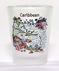 Caribbean map frosted for sale  Delivered anywhere in USA 