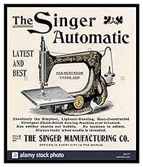 8 x 10 Wood Framed Print singer sewing machine vintage for sale  Delivered anywhere in Canada
