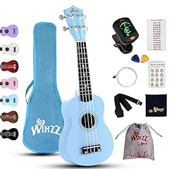 Winzz blue ukulele for sale  Delivered anywhere in UK