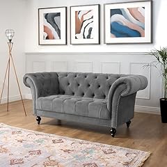 Bravich velvet chesterfield for sale  Delivered anywhere in UK