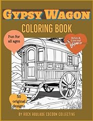 Gypsy wagon coloring for sale  Delivered anywhere in UK