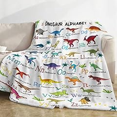 Dinosaur alphabet blanket for sale  Delivered anywhere in UK
