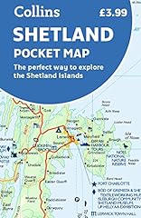 Shetland pocket map usato  Spedito ovunque in Italia 