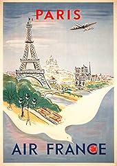 Poster affiche paris d'occasion  Livré partout en France