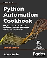 Python automation cookbook for sale  Delivered anywhere in USA 