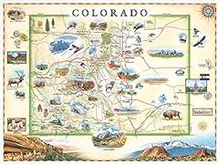 Colorado map wall for sale  Delivered anywhere in USA 