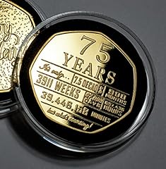 Commemorative coin 75th for sale  Delivered anywhere in UK