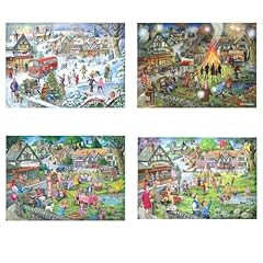 House puzzles seasons for sale  Delivered anywhere in UK