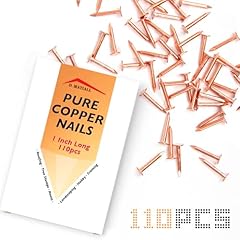 Copper nails inch for sale  Delivered anywhere in USA 