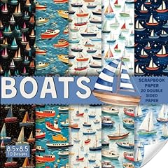 Boats scrapbook paper for sale  Delivered anywhere in UK