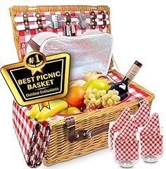 Luxury picnic basket for sale  Delivered anywhere in USA 