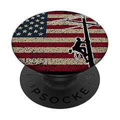 American flag lineman for sale  Delivered anywhere in USA 
