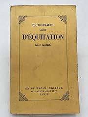 Dictionnaire raisonné équita d'occasion  Livré partout en France