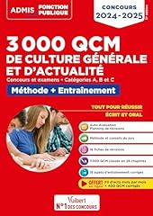 3000 qcm culture d'occasion  Livré partout en France