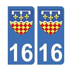 Autocollants blason départeme d'occasion  Livré partout en France