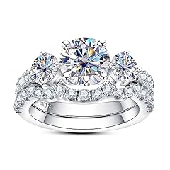 Aimiiee moissanite wedding for sale  Delivered anywhere in USA 