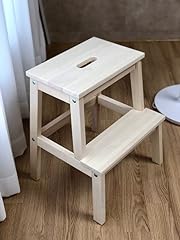 Usado, Escalerita, de Ikea, de madera, color beis, modelo segunda mano  Se entrega en toda España 