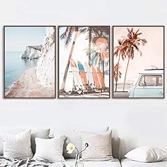 Wall Art for Bedroom-Sea Beach Palm Tree Wall Art Canvas for sale  Delivered anywhere in Canada