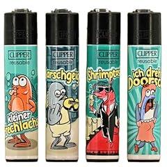 Clipper feuerzeuge 4er gebraucht kaufen  Wird an jeden Ort in Deutschland