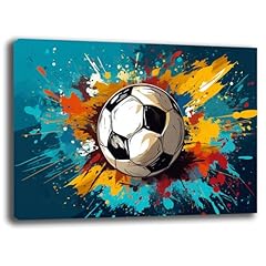 Quadro moderno calcio usato  Spedito ovunque in Italia 