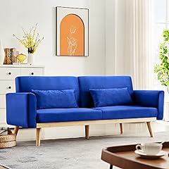 Dklgg blue futon for sale  Delivered anywhere in USA 