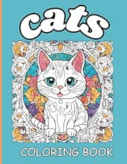 Cats coloring book d'occasion  Livré partout en France