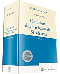 Handbuch fachanwalts strafrech gebraucht kaufen  Wird an jeden Ort in Deutschland