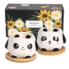 Kinforse panda candles for sale  Delivered anywhere in UK