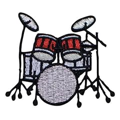 Drum set applique for sale  Delivered anywhere in USA 