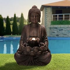 Glitzhome buddha fountain for sale  Delivered anywhere in USA 