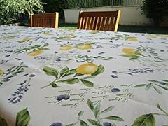 Rectangular tablecloth lemon for sale  Delivered anywhere in UK