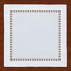Grelucgo hemstitched white for sale  Delivered anywhere in USA 