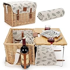 Willow weave picnic for sale  Delivered anywhere in USA 
