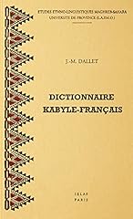 Dictionnaire kabyle français d'occasion  Livré partout en France