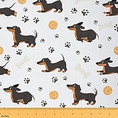 Cute dachshund fabric for sale  Delivered anywhere in USA 