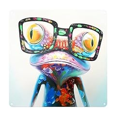 Funny frog metal for sale  Delivered anywhere in USA 