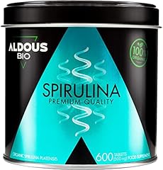 600 organic spirulina for sale  Delivered anywhere in UK