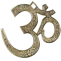 Solid brass aum for sale  Delivered anywhere in UK